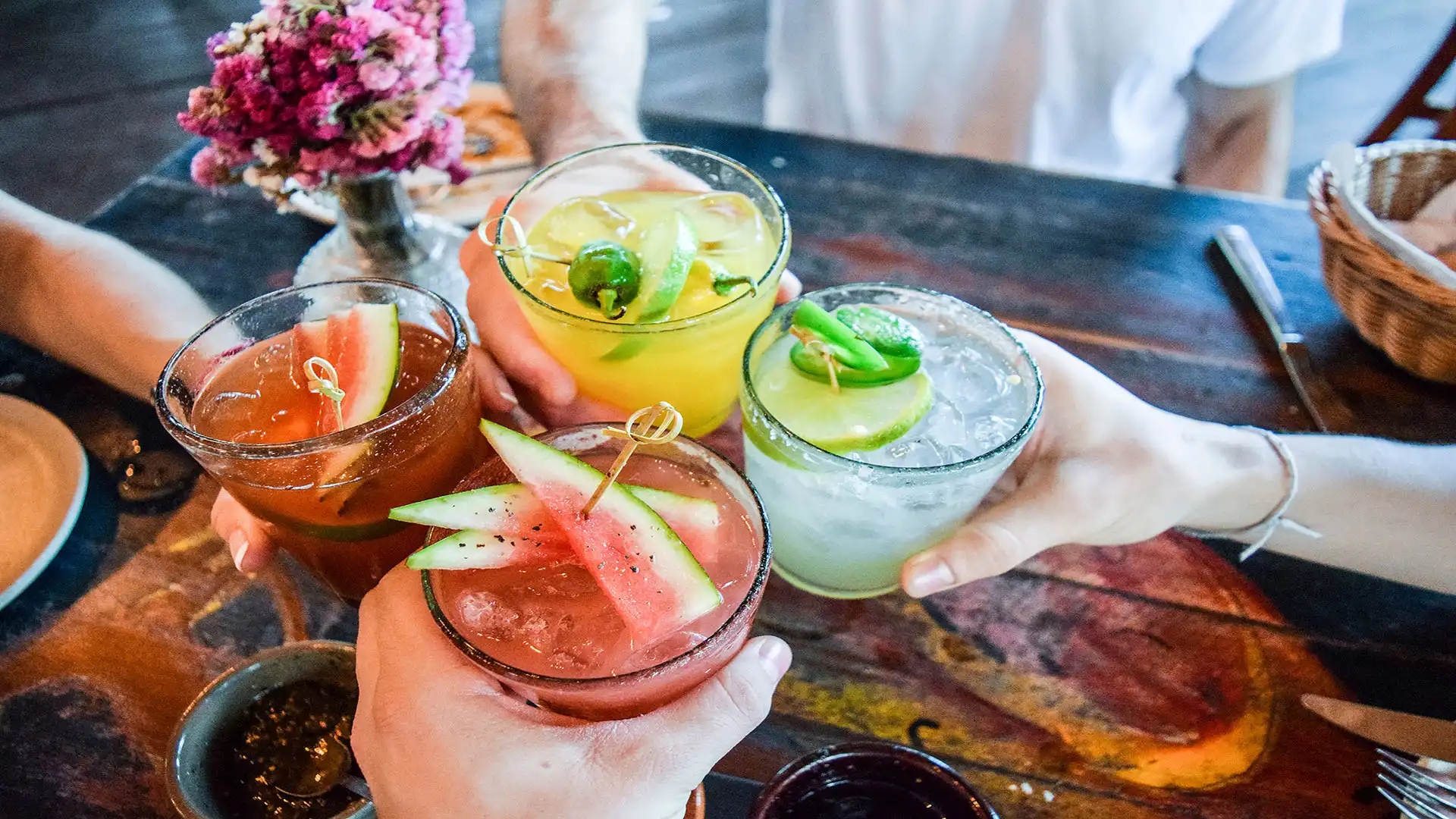 Drinks in Tulum