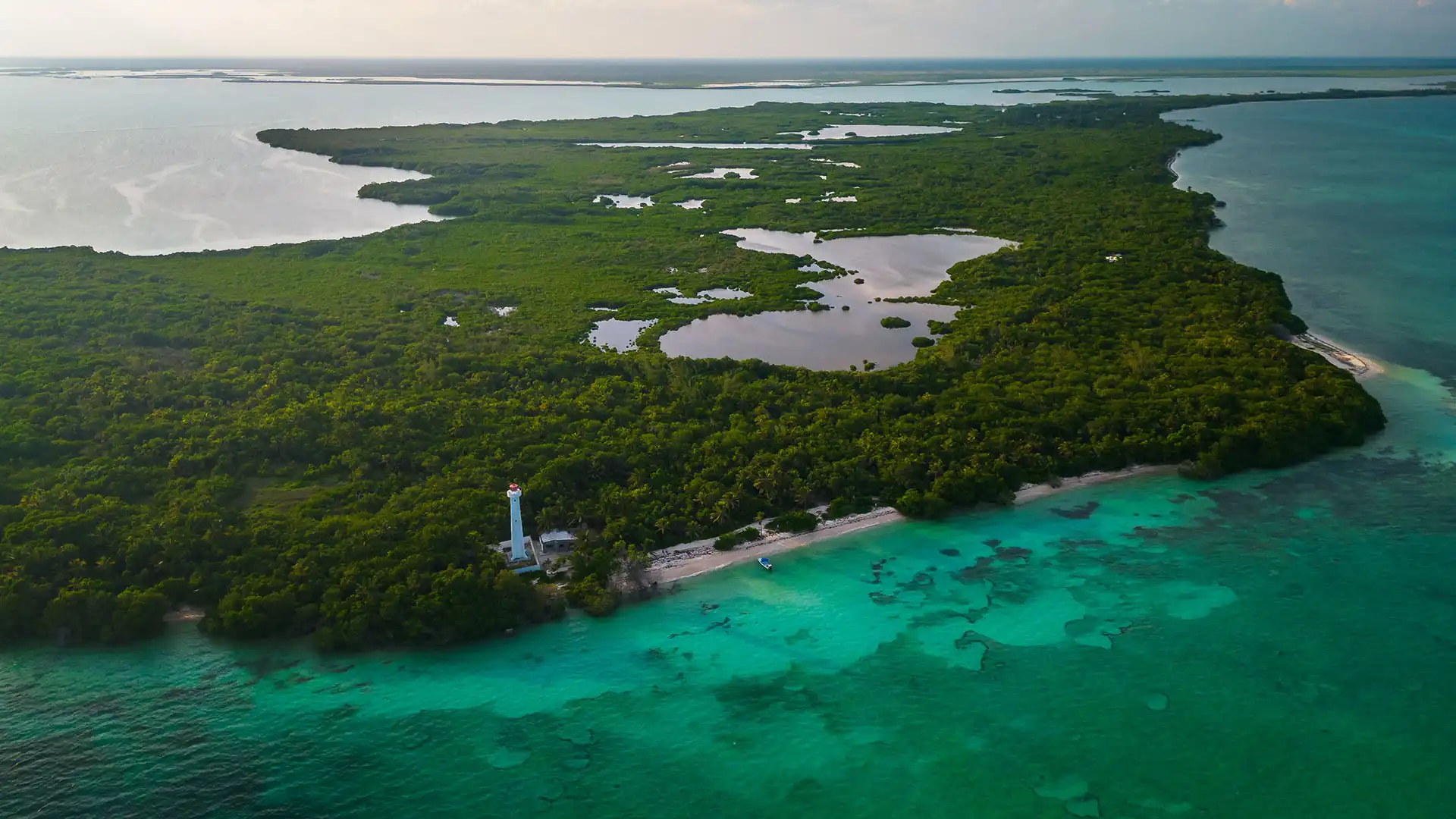 Lighthouse in Punta Allen