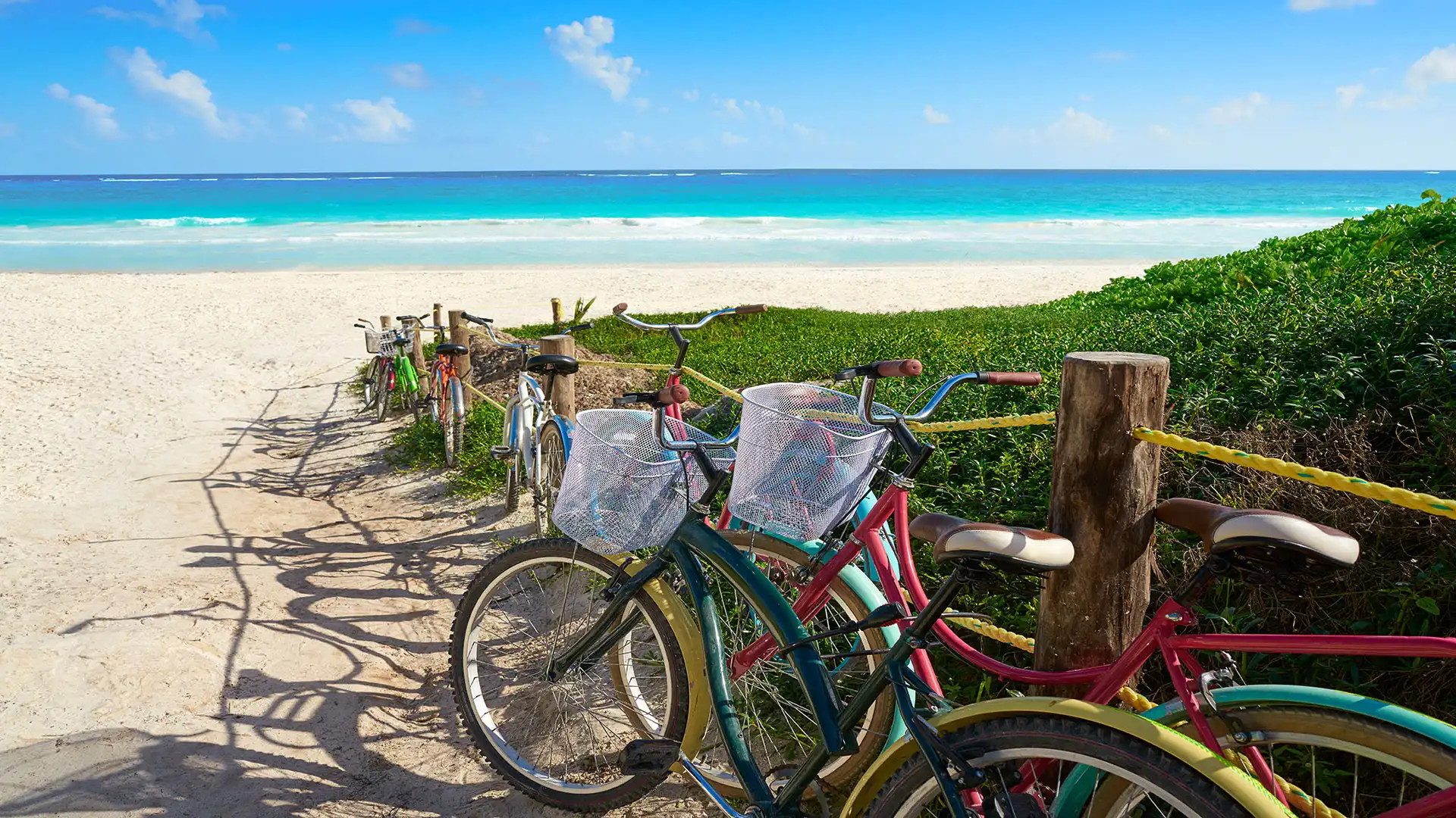 Exploring Tulum by bike