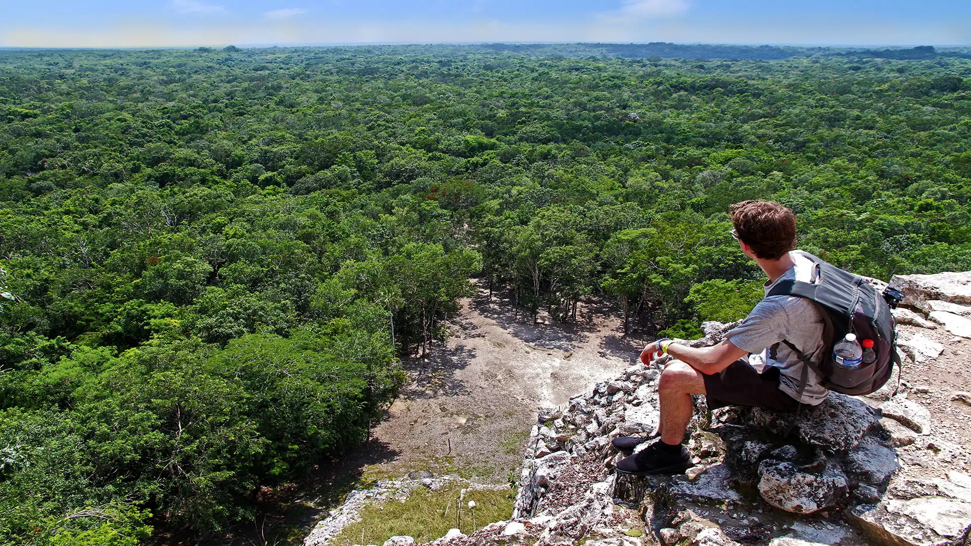 Cobá aerial view