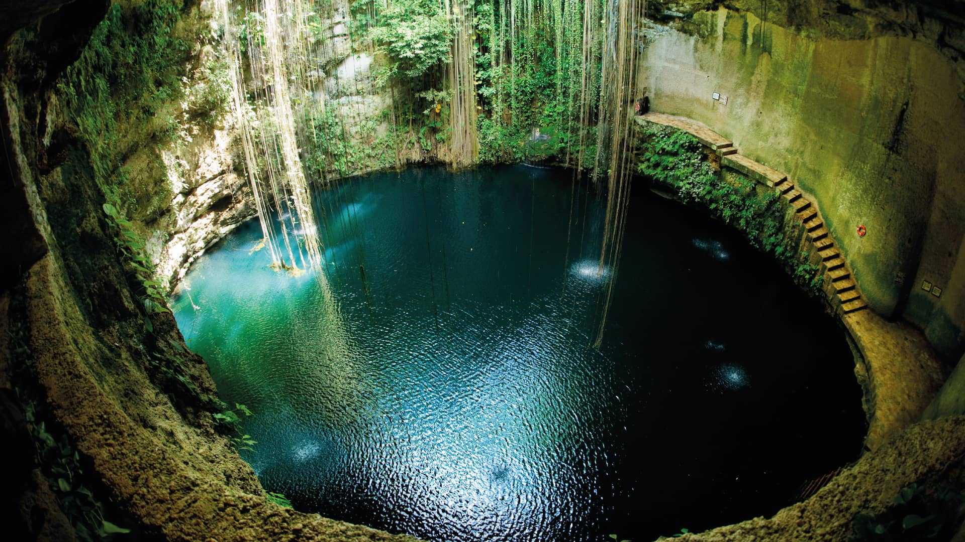 Ik Kil Cenote, Mexico- Swimming in a Sacred Cenote