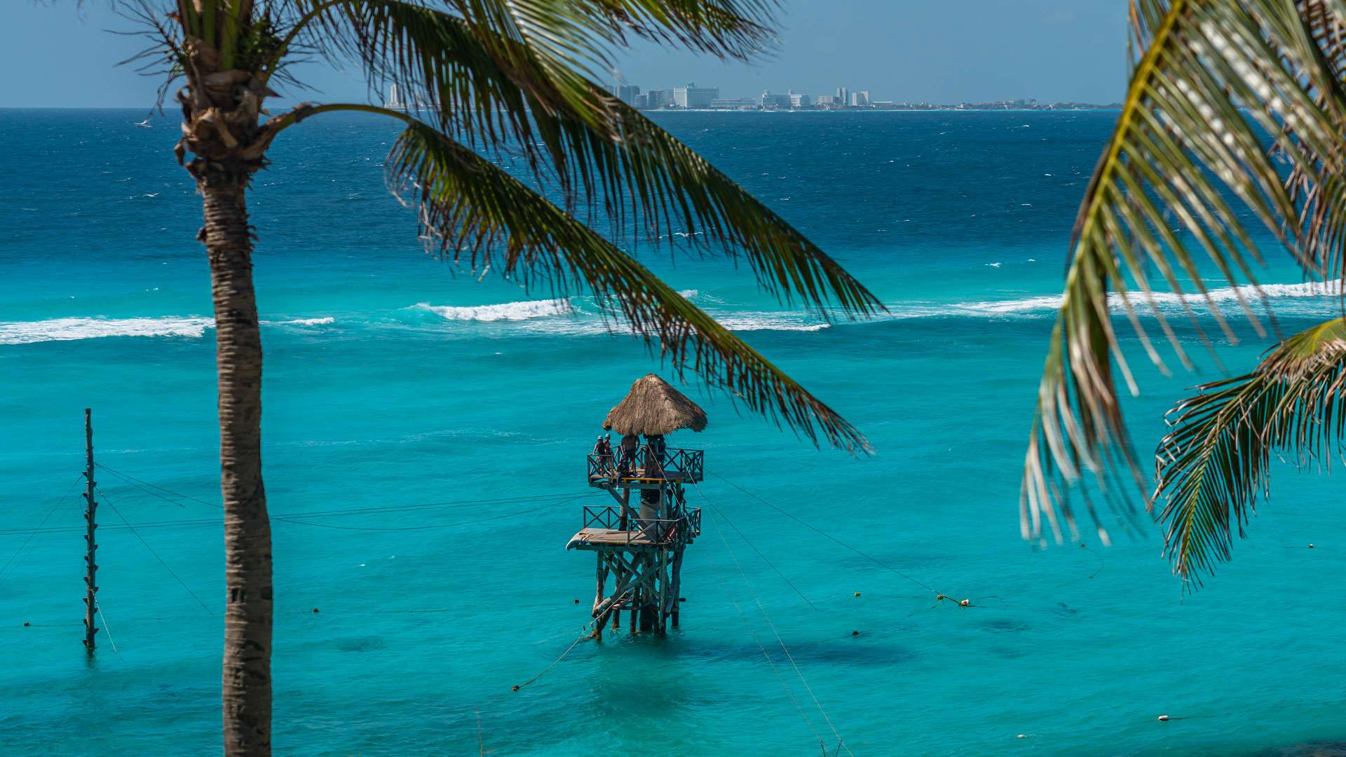 La mer des Caraïbes à Cancun et la Riviera Maya