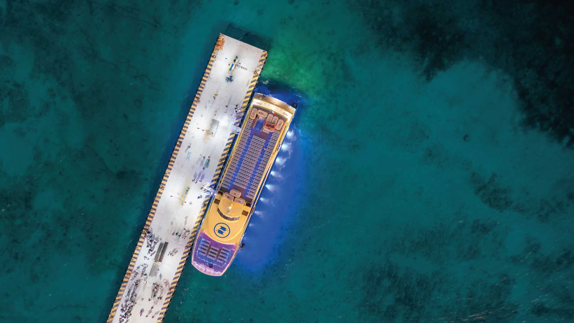 Ferry in Playa del Carmen