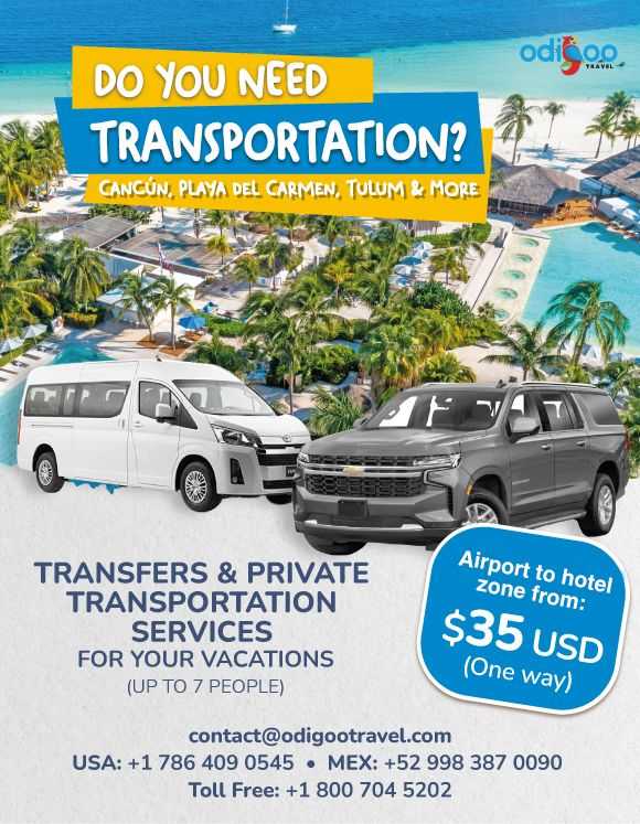 Group Transportation | Cancun | Odigoo Travel